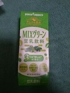 ポッカサッポロ　キレイの恵みグリーン豆乳２００ｍｌの商品写真
