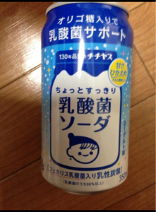 チチヤス　乳酸菌ソーダ　３５０ｍｌの商品写真