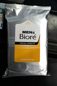 ＭＢ洗顔シートさっぱりオレンジの香り携帯用　２２枚の商品写真
