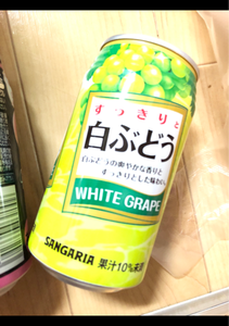 サンガリア　すっきりと白ぶどう　缶　３４０ｇの商品写真