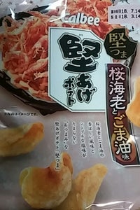 カルビー　堅あげポテト桜海老とごま油味　７０ｇの商品写真