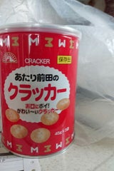 前田製菓 あたり前田のクラッカー保存缶 135g