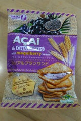 宝製菓 シリアルブランサンドアサイー&チア 4個