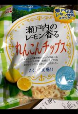 カモ井食品瀬戸内のレモン香るれんこんチップス54g