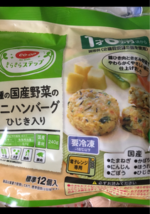 ＣＯＯＰ　５種野菜のミニハンバーグ　１２個の商品写真