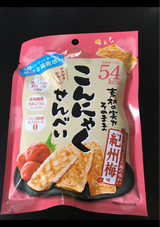 ダイシンフーズ こんにゃくせんべい紀州梅 15g