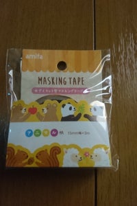 アミファ　マスキングテープ　アニマルの商品写真
