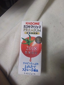 カゴメトマトジュースプレミアム食塩無添加２００ｍｌの商品写真