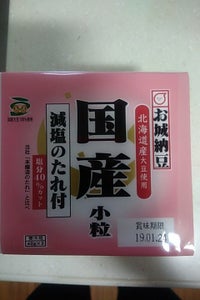 丸美屋　国産小粒納豆　減塩タレ付　４０ｇ×３の商品写真