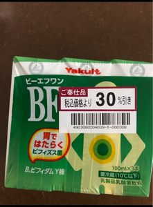 ヤクルト　ＢＦ−１　１００ｍｌ×３の商品写真