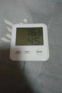デジタルｍｉｄｉ温湿度計　ホワイトのレビュー画像