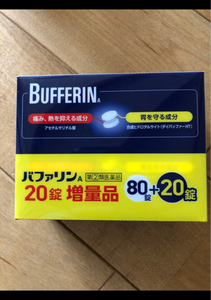 バファリンＡ　企画品　８０＋２０錠の商品写真