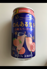 サントリーのんある気分白桃スパークリング350ml