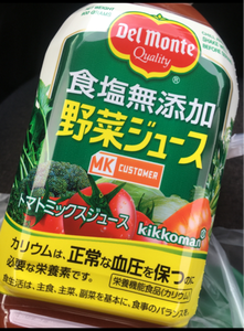 デルモンテ　マツキヨ食塩無添加野菜Ｊ　９００ｍｌの商品写真