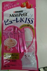 モンプチ ピューレキッス いちご入りささみ 40g