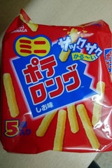森永 ミニポテロング<しお味> 5袋