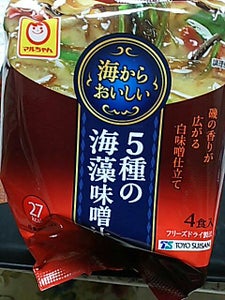 マルちゃん　５種海藻味噌汁　４Ｐ　３２．４ｇの商品写真
