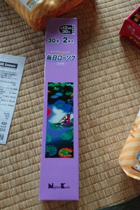 日本香堂　毎日ローソク　３０号　紫　２本のレビュー画像