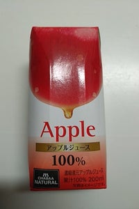 ジェイフード　アップルジュース１００％　２００ｍｌのレビュー画像