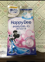 ハッピーデオさらさらパウダーシートセッケン 10枚