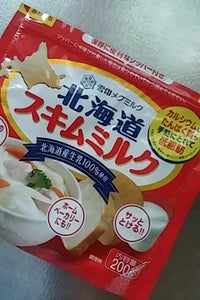 雪印メグミルク　北海道スキムミルク　２００ｇの商品写真