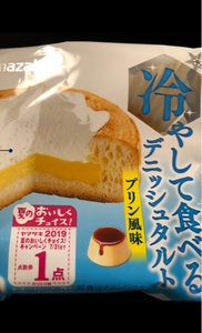 ヤマザキ　冷やして食べるデニッシュタルト（プリン風の商品写真