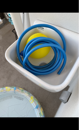 IRIS 耐圧糸入りホース 5m ブルー