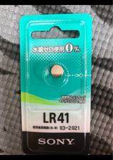 SONY アルカリボタン電池 LR41-ECO