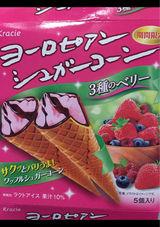 ヨーロピアンシュガーコーン3種のベリー56ml×5