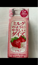 ミルクのようにやさしいダイズいちご味 200ml