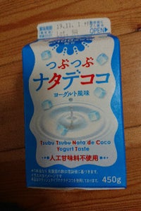 エルビー　つぶつぶナタデココヨーグルト風味４５０ｇの商品写真