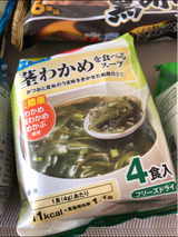 COOP シャキシャキ茎わかめを食べるスープ 4P