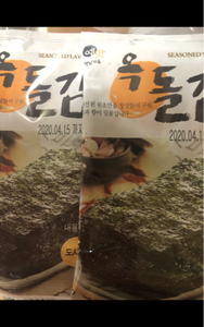 岩崎　イエマツ　韓国味付海苔　８袋の商品写真