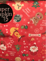 ライフ ペーパーナプキン クリスマス柄 15枚