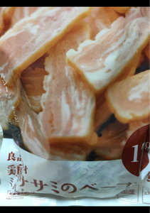 良品素材　鶏ササミのベーコン風ミルク　１７０ｇの商品写真