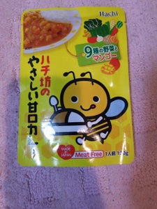 ハチ食品　ハチ坊のやさしい甘口カレー　１３０ｇの商品写真