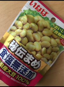 いなば 食塩無添加 秘伝豆 パウチ 25gのレビュー画像
