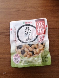 カネハツ　健者のおすすめ　低糖　昆布豆　１２０ｇの商品写真