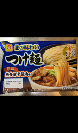 マルちゃん 北の味わいつけ麺魚介豚骨醤油味 2人前