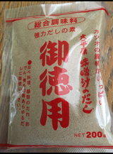 丸合清水 大平原 みそ汁のだし 袋 200g