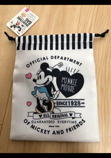 山田利 きんちゃく袋 ミッキーミニー