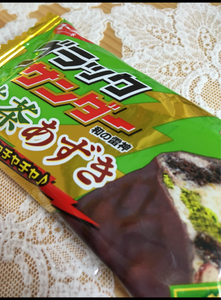 有楽製菓　ブラックサンダー抹茶小豆　１本のレビュー画像