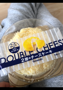 2層のチーズケーキ