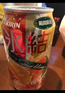 キリン　氷結マンゴースパークリング　缶　３５０ｍｌの商品写真