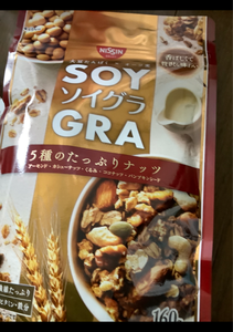 日清シスコ　ソイグラ５種のたっぷりナッツ　１６０ｇの商品写真