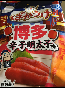 栗山米菓　ご当地ばかうけ辛子明太子味　１６枚の商品写真