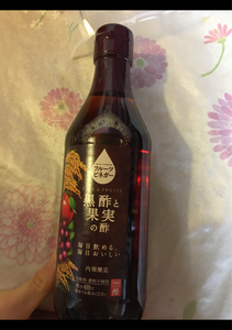 内堀　フルーツビネガー　黒酢と果実の酢　３６０ｍｌの商品写真