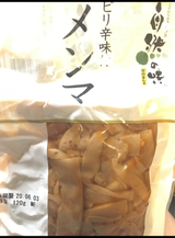 自然の味そのまんま ピリ辛味付メンマ 120g