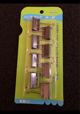 スバル バインダークリップ中 8P