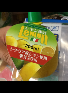 トマト　２０％レモン果汁　２００ｍｌの商品写真
